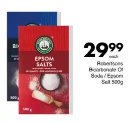 Save Hyper Robertsons Bicarbonate Of Soda/ Epsom Salt offer