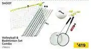 Builders Warehouse Shoot Volleyball & Badminton Set offer