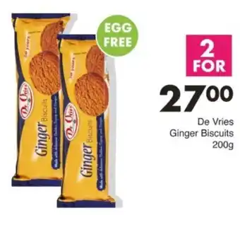 Save Hyper De Vries Ginger Biscuits offer