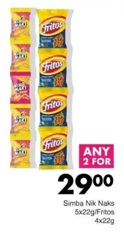 Save Hyper Simba Nik Naks/ Fritos offer