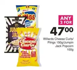 Save Hyper Willards Cheese Curls/ Flings/ Jumpin Jack Popcorn offer