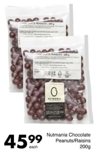 Save Hyper Nutmania Chocolate Peanuts/ Raisins offer