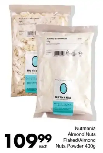 Save Hyper Nutmania Almond Nuts Flaked/ Almond Nuts Powder offer