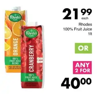 Save Hyper Rhodes 100% Fruit Juice offer
