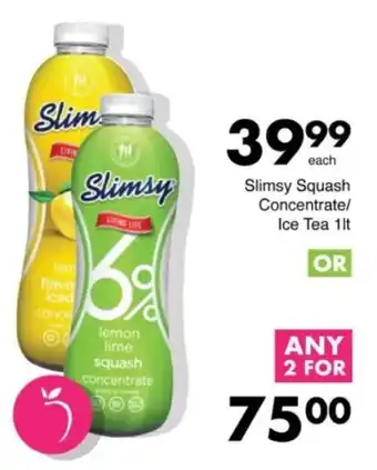 Save Hyper Slimsy Squash Concentrate/ Ice Tea offer