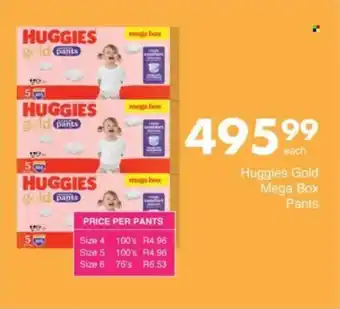 Save Hyper Huggies Gold Mega Box Pants offer