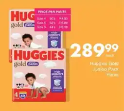 Save Hyper Huggies Gold Jumbo Pack Pants offer