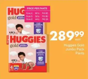 Save Hyper Huggies Gold Jumbo Pack Pants offer