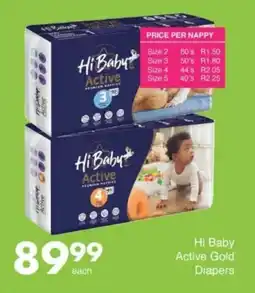 Save Hyper Hi Baby Active Gold Diapers offer