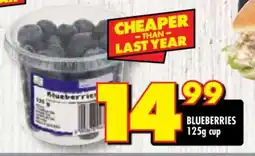 Shoprite BLUEBERRIES 125g cup offer