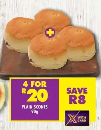 Shoprite PLAIN SCONES 90g offer