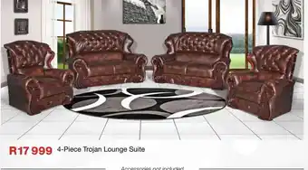 OK Furniture 4-Piece Trojan Lounge Suite offer