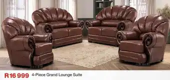 OK Furniture 4-Piece Grand Lounge Suite offer