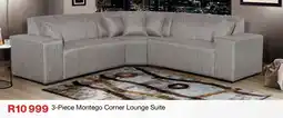 OK Furniture 3-Piece Montego Corner Lounge Suite offer
