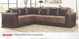 OK Furniture 2-Piece Denver Corner Lounge Suite offer