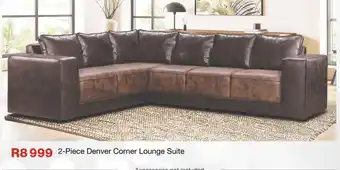 OK Furniture 2-Piece Denver Corner Lounge Suite offer