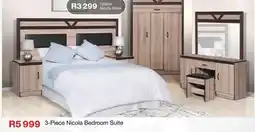 OK Furniture 3-Piece Nicola Bedroom Suite offer
