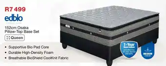 OK Furniture 152cm Osaka Pillow-Top Base Set offer