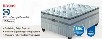 OK Furniture 152cm Georgia Base Set offer