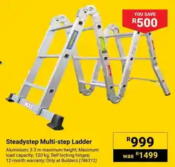 Builders Warehouse Steadystep Multi-step Ladder offer