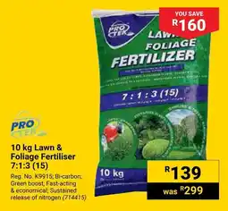 Builders Warehouse PROTEK Lawn & Foliage Fertiliser offer