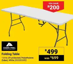 Builders Warehouse Ozark Trail Folding Table offer