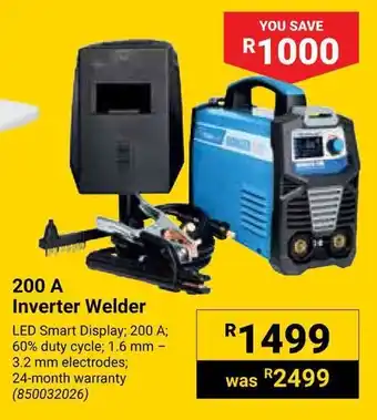 Builders Warehouse 200 A Inverter Welder offer