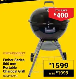 Builders Warehouse Megamaster Ember Series Portable Charcoal Grill offer