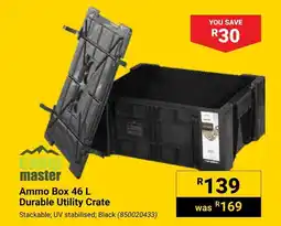 Builders Warehouse Camp Master Ammo Box Durable Utility Crate offer