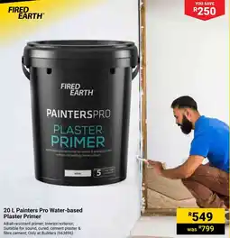 Builders Warehouse Fired Earth Painters Pro Water-based Plaster Primer offer