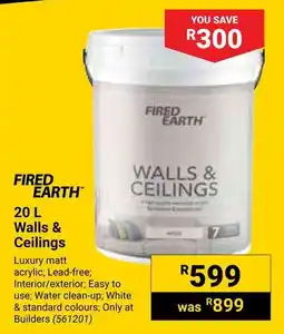 Builders Warehouse Fired Earth Walls & Ceilings offer