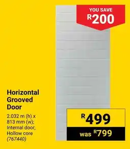 Builders Warehouse Horizontal Grooved Door offer