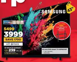 HiFi Corp Samsung 43-inch FHD Smart TV-43F6000F offer