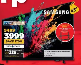 HiFi Corp Samsung 43-inch FHD Smart TV-43F6000F offer