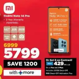 HiFi Corp Redmi Note 14 Pro offer
