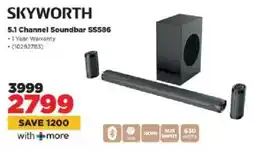 HiFi Corp Skyworth 5.1 Channel Soundbar SS586 offer
