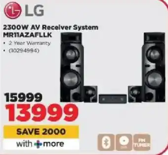 HiFi Corp LG 2300W AV Receiver System offer
