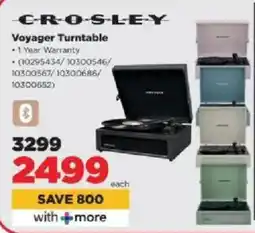 HiFi Corp Crosley Voyager Turntable offer
