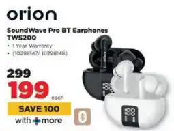 HiFi Corp Orion Sound Wave Pro BT Earphones TWS200 offer