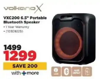 HiFi Corp Volkano X VXC200 6.5" Portable Bluetooth Speaker offer