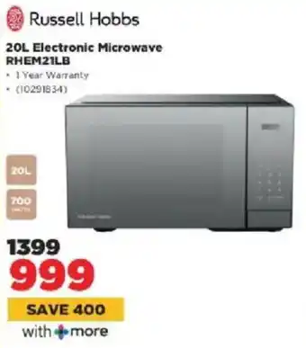 HiFi Corp Russell Hobbs Electronic Microwave offer