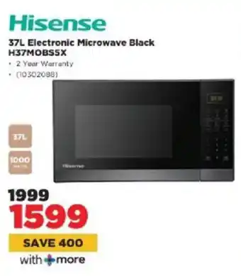 HiFi Corp Hisense Electronic Microwave Black offer