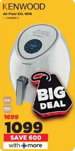HiFi Corp KENWOOD Air Fryer XXL 4618 offer
