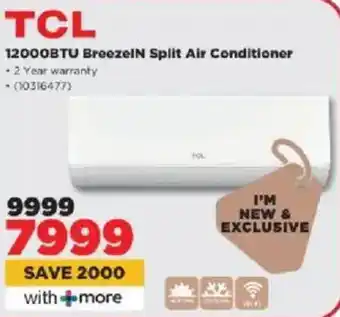 HiFi Corp TCL 12000BTU BreezeIN Split Air Conditioner offer