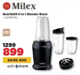 HiFi Corp Milex Nutri1200 8-In-1 Blender Black offer