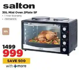 HiFi Corp Salton Mini Oven 2Plate SF offer