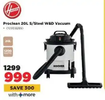 HiFi Corp Hoover Proclean S/Steel W&D Vacuum offer