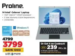 HiFi Corp Proline 14 Intel Celeron Laptop offer