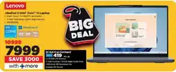 HiFi Corp Lenovo IdeaPad 3 Intel Core i5 Laptop offer