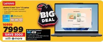HiFi Corp Lenovo IdeaPad 3 Intel Core i5 Laptop offer
